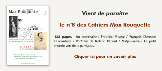 Cahiers Max Rouquette n°8