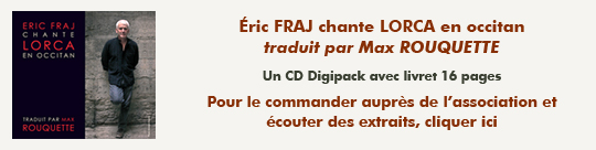 Eric Fraj chante Lorca