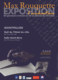 Affiche exposition Max Rouquette