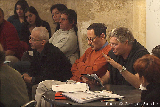 07/03/08. Montpellier, salle St Ravy. Lecture de poèmes par J-F Brun