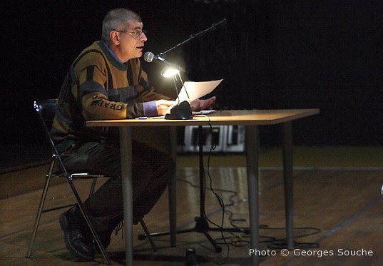 08/04/08. Clermont l'Hérault. Conférence de Roland Pécout