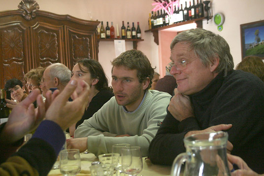 Dimanche, midi. Peire Aghilante et Jean-Frédéric Brun