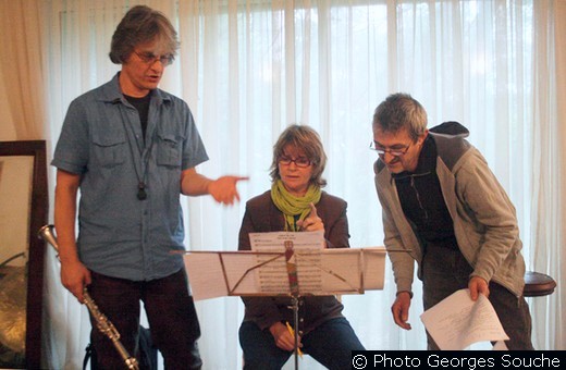 Lundi 16/06. Laurent Audemard, Marie-Anne Mazeau, Joan-Francès Tisnèr