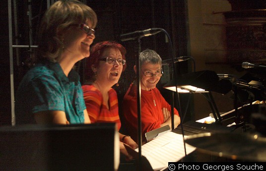 Mercredi 18/06. Marie-Anne Mazeau, Nadine Gabard, J-F.Tisnèr